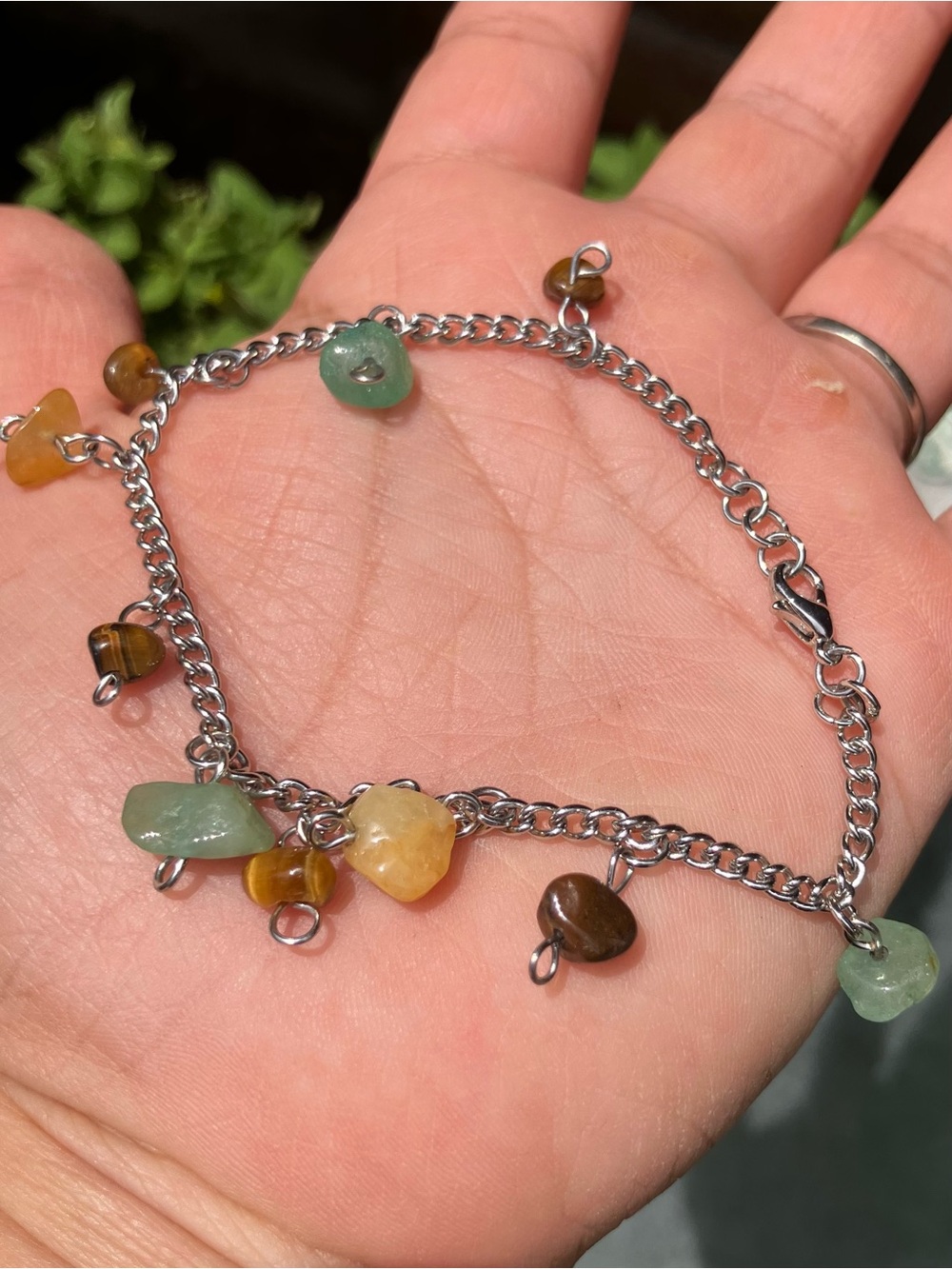 Multicolored Gemstone Bracelet